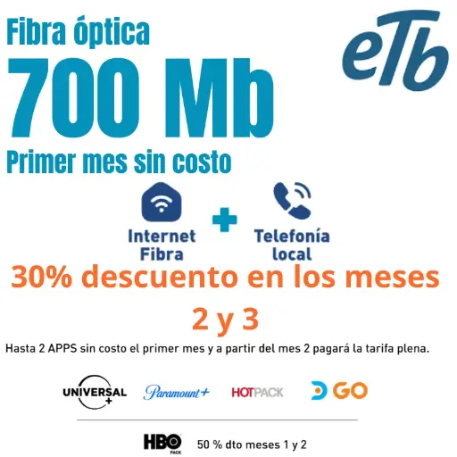 🚀Internet 700MB + Telefonía local Ilimitada 🚀